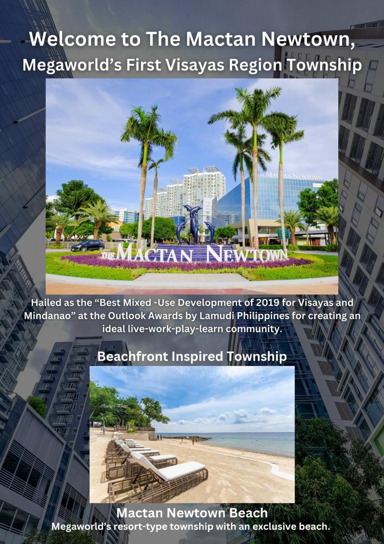 Mactan Newtown Condo With Pool Access Lapu-Lapu City Bagian luar foto